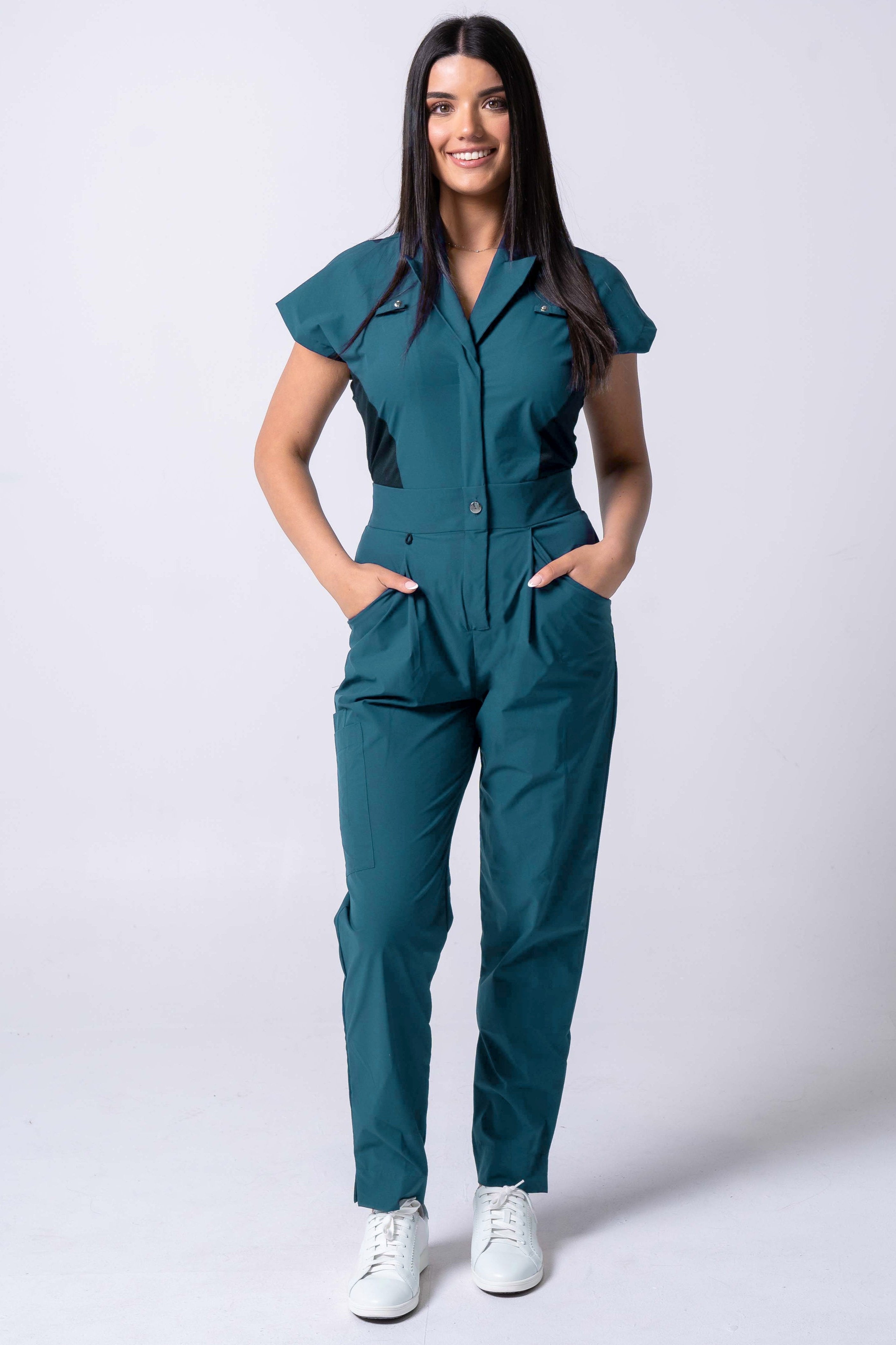 Teal Jumpsuit Uniform