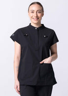Black stylish scrub tops
