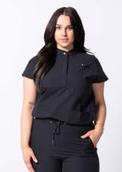 Plus size scrub tops