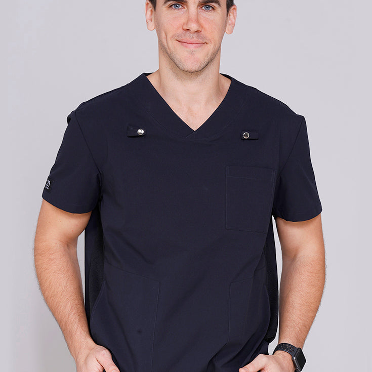Mens scrub top