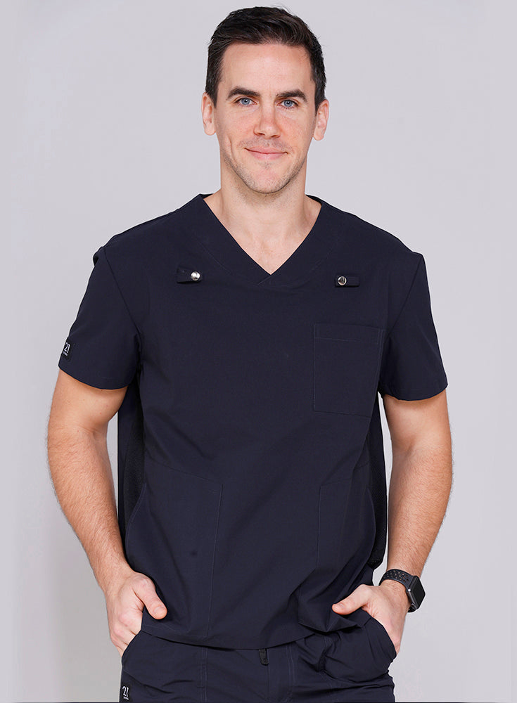 Mens scrub top