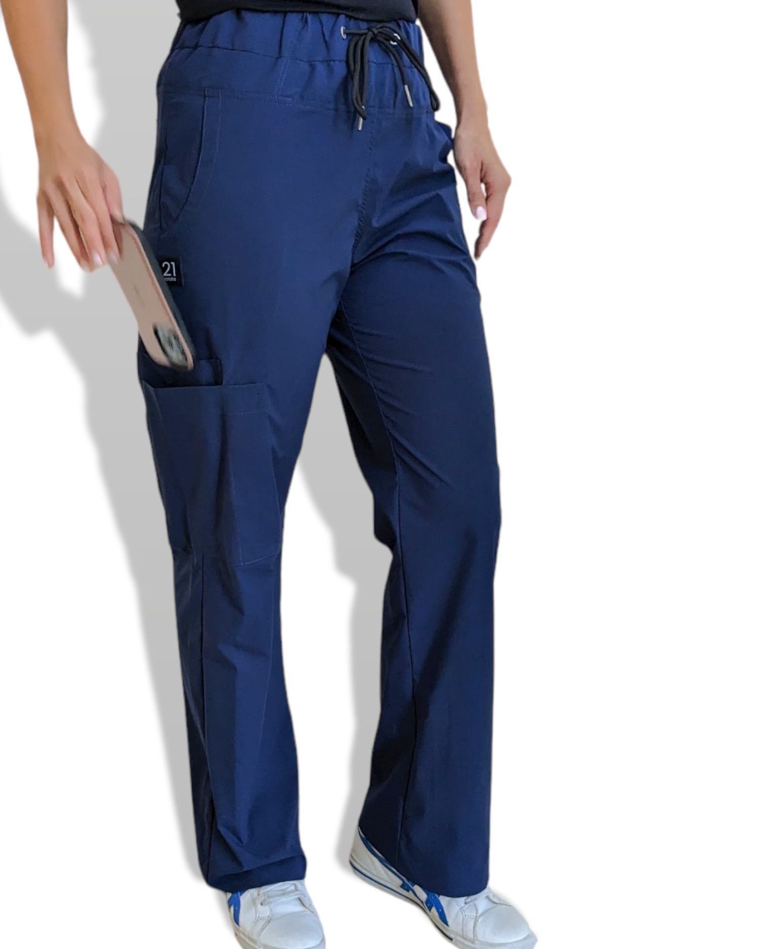 Navy blue scrub pants