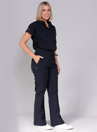 Navy women's scrub set