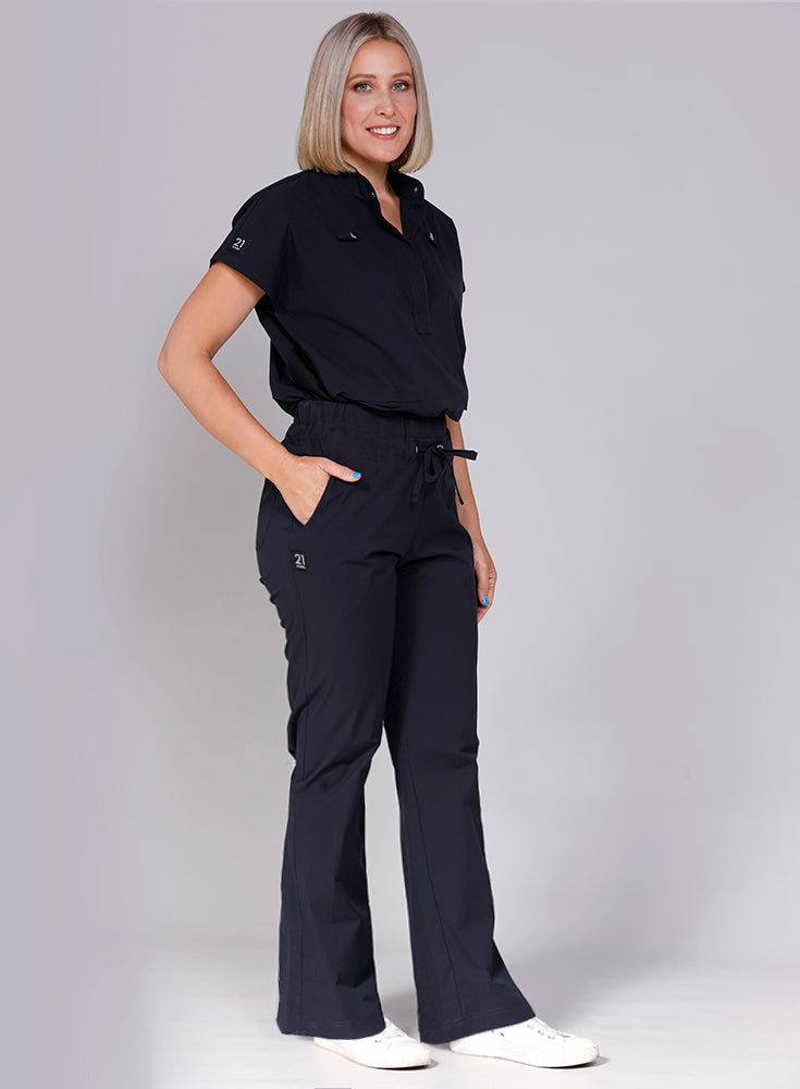Navy women's scrub set