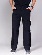 Mens utility scrub pants navy