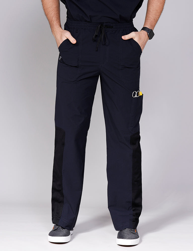 Mens utility scrub pants navy