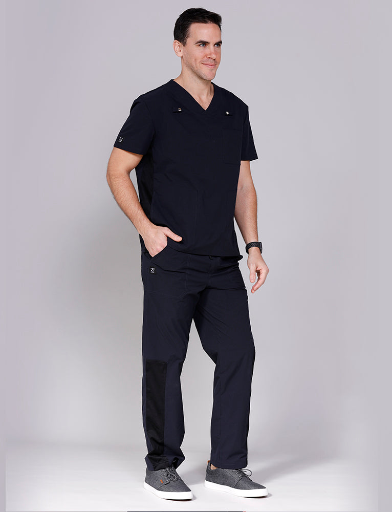 Navy Men's Scrub top and pant