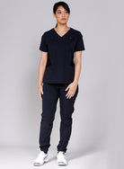 Navy scrub top -womens