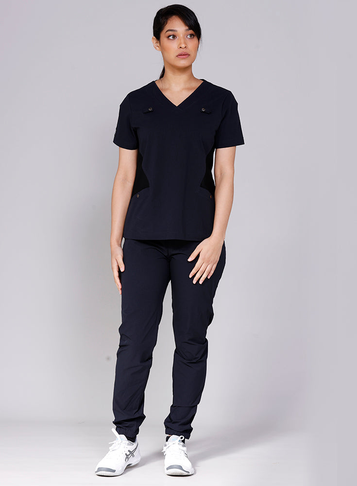 Navy scrub top -womens
