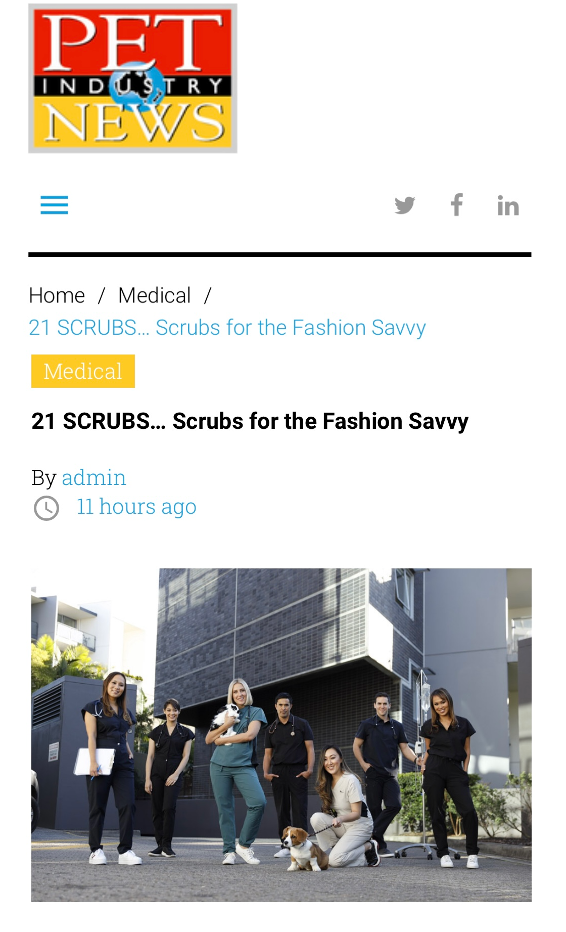 21 SCRUBS… Scrubs for the Fashion Savvy