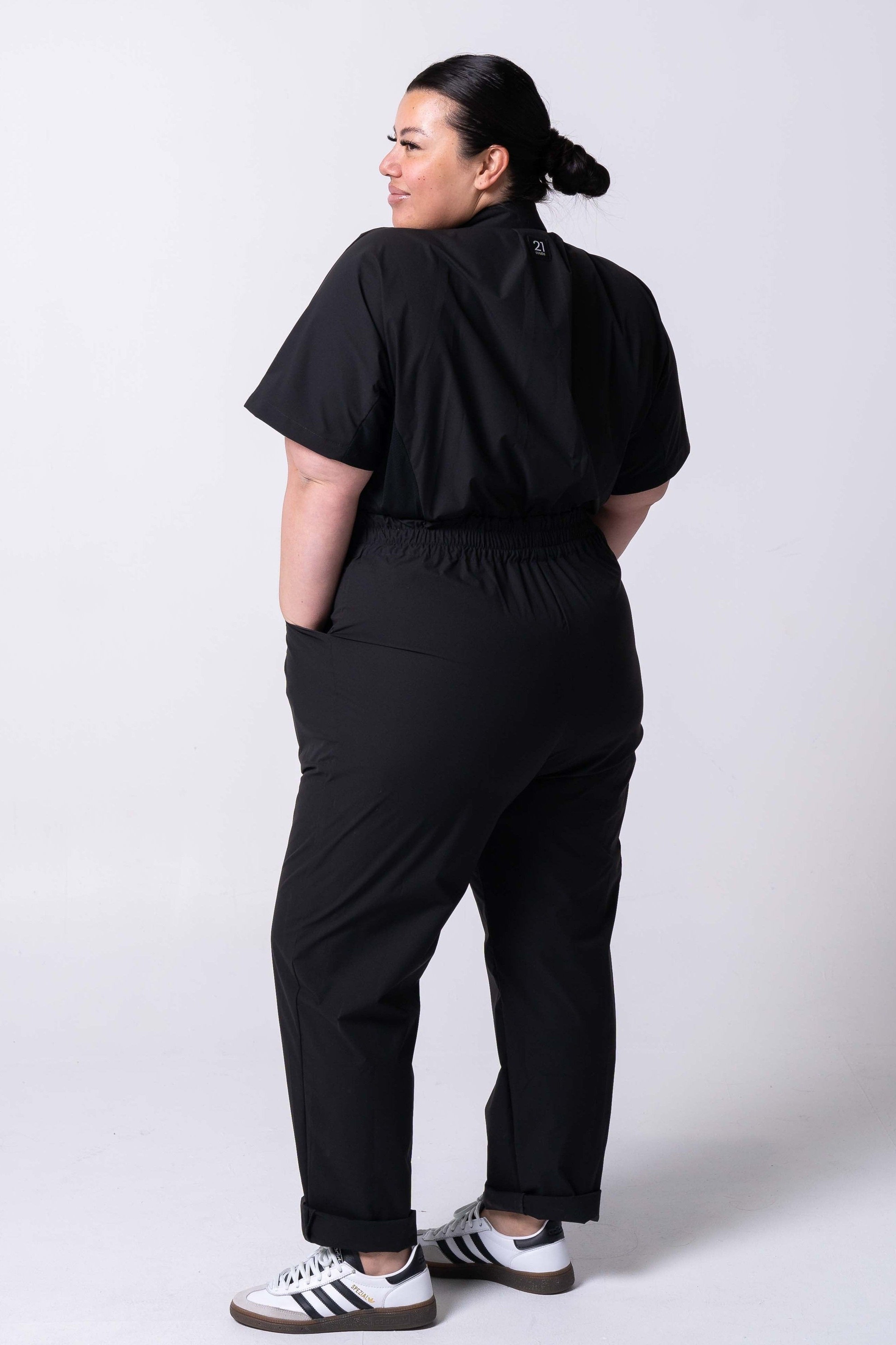 Plus size jumpsuit scrub