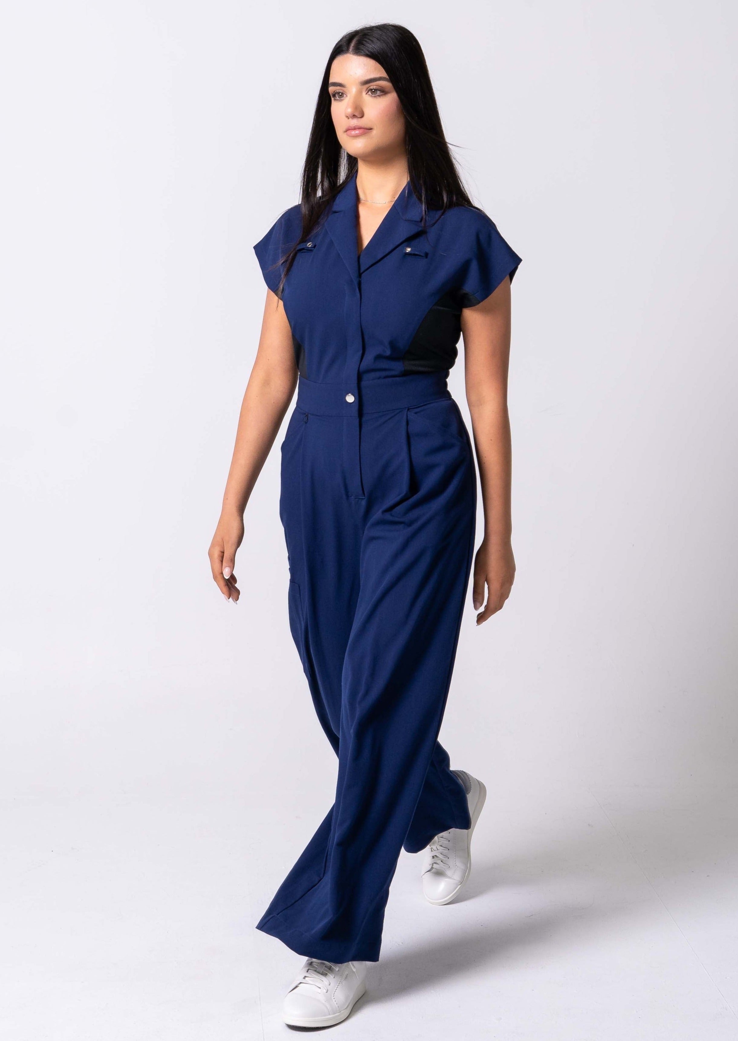 Navy Blue jumpsuit scrub