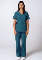 Teal scrubs uniform set